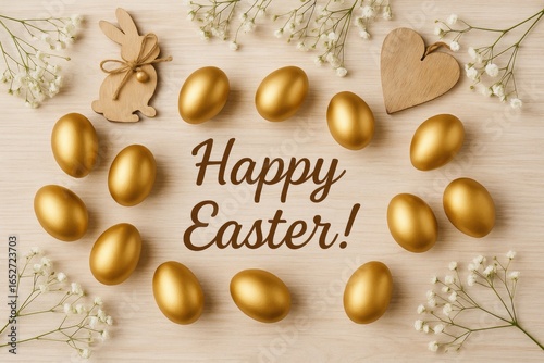 Elegant Easter setup with m...