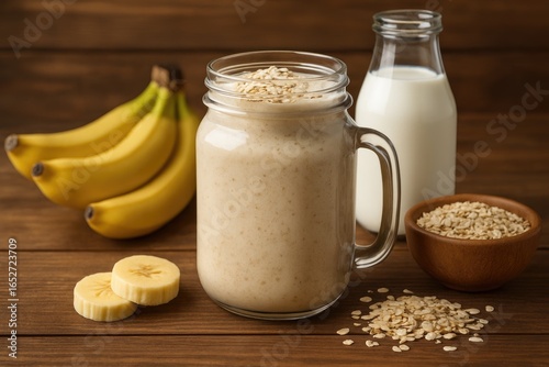 Wholesome breakfast drink w...
