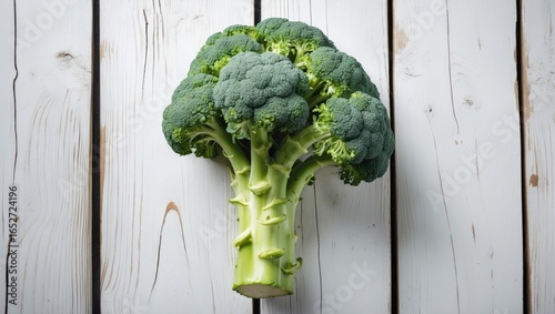 Vibrant broccoli florets se...