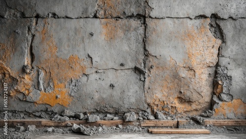 Urban-style cement texture ...