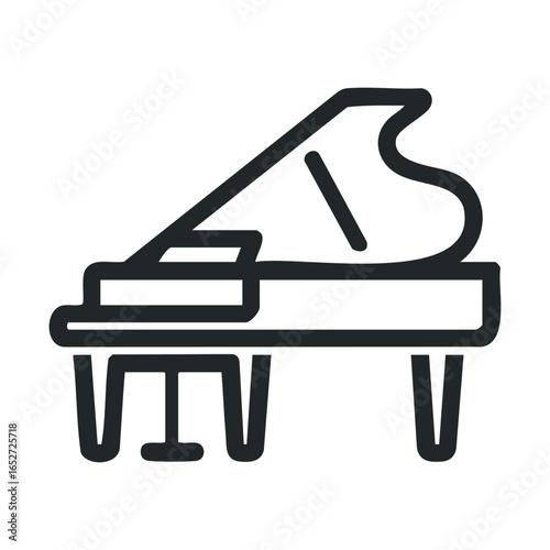 Elegant grand piano design for music enthusiasts and events