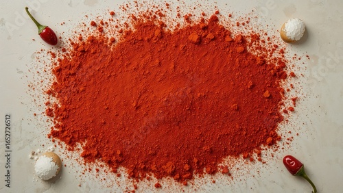 Red chili spice originating...