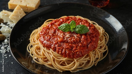 Classic marinara spaghetti ...