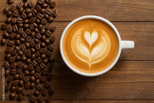 Hot coffee drink featuring ...