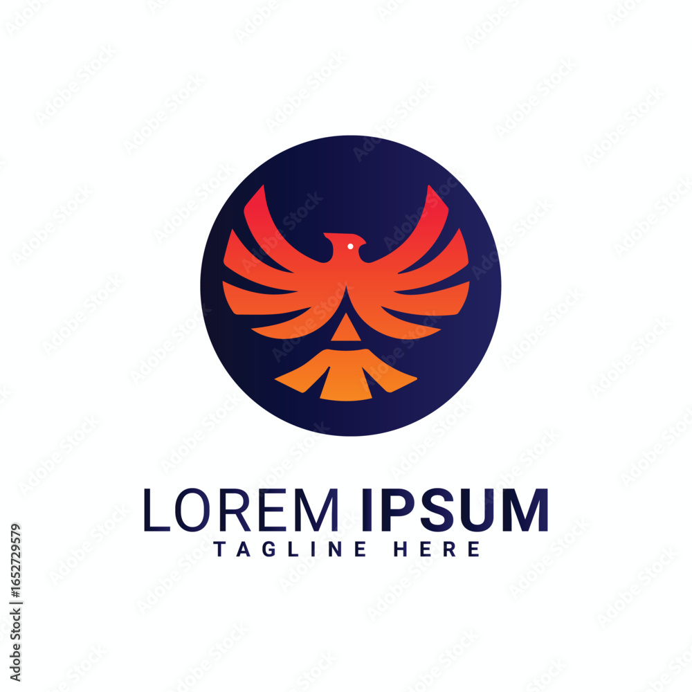 Obraz premium 37.eps Bird vector logo design 