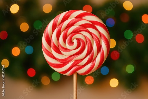 Candy on a blurred holiday ...