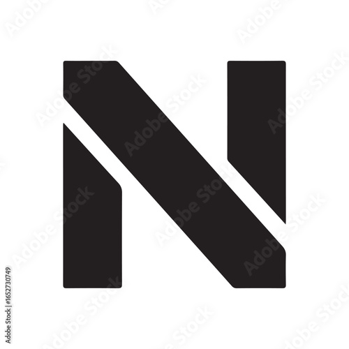 Free Download N Letter Logo icon vector flat illustration design on white background - GFXLoad