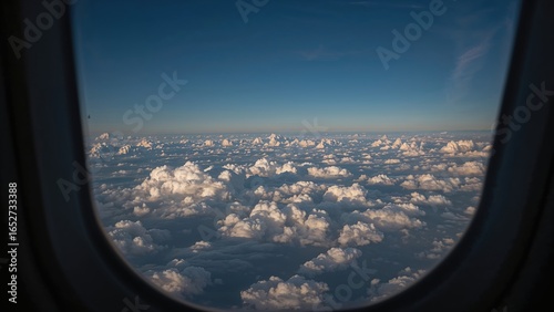 View from an airplane windo...