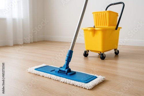 Floor cleaning using mop tools