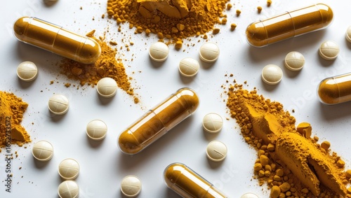 Herbal turmeric capsules sh...