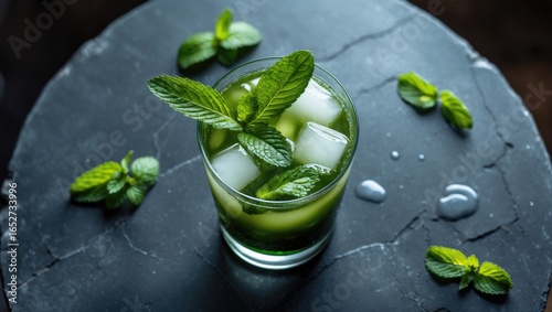 Elegant beverage featuring ...