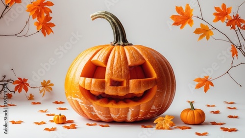Japanese-style pumpkin disp...