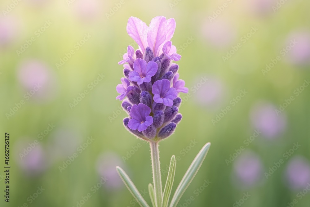 Fototapeta premium Stunning lavender flowers on a memorable adventure