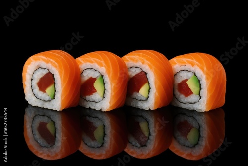 Black background showcasing...