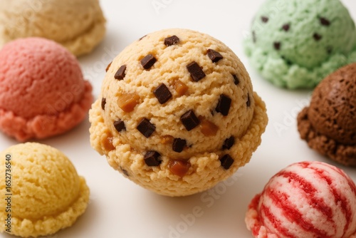 Creamy caramel-flavored ice...