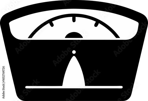 Weight Measurement Scale Icon Silhouette