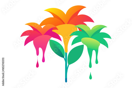 vector illustration of a flower