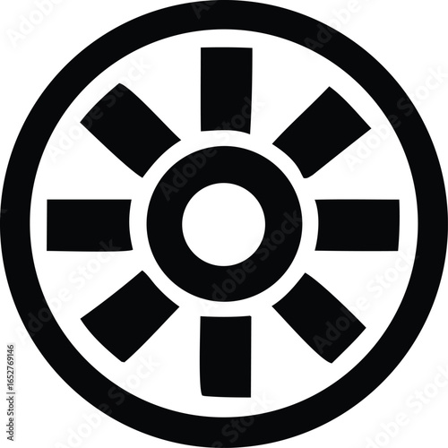 Iconic galactic empire symbol from star wars a powerful circular emblem representing imperial authority and order
