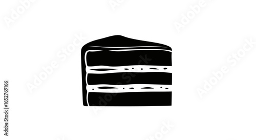 delicious cake slice transparent png for website app design