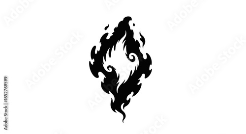 fiery abstract design element transparent png for logos websites