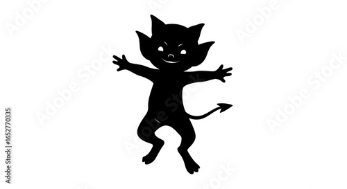 playful imp clipart transparent background isolated devil sprite for designs