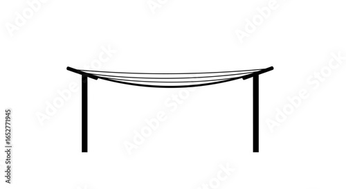 transparent background clothesline illustration perfect for design projects