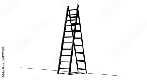 transparent background ladder illustration isolated stepladder for design projects