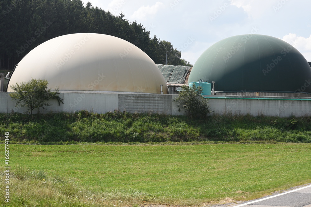 Obraz premium Biogasanlage