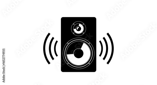 transparent background speaker icon isolated studio monitor for design projects