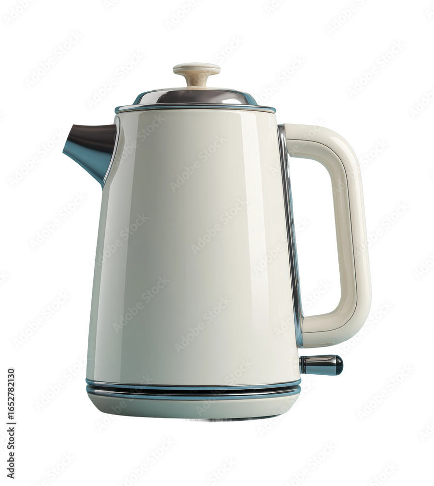 Modern electric kettle design kitchen product minimalist side view Modern electric kettle design kitchen product minimalist side view