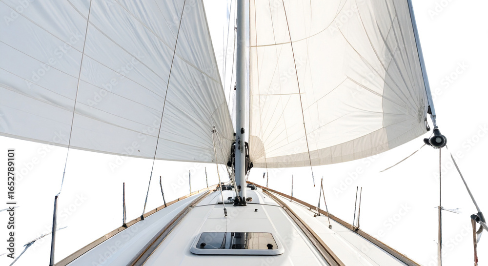 Fototapeta premium sail boat on a sunny day