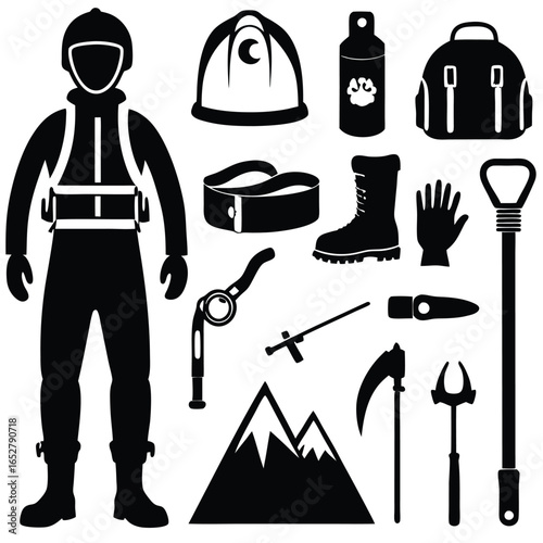 Essential Mountaineering Gear: Icons & Equipment Guide