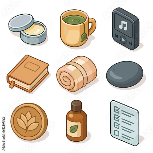 set of icons