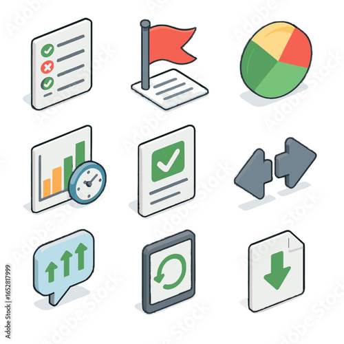 Time post report export vector review test icon sheet correct score chart