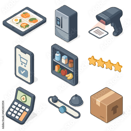 set of icons