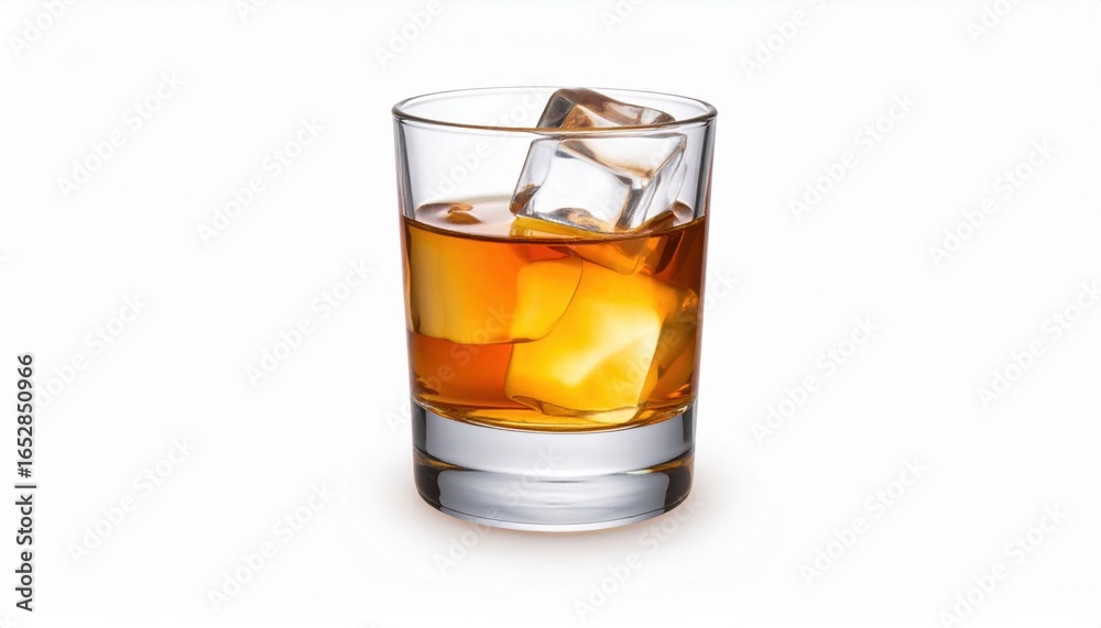custom made wallpaper toronto digitalElegant Glass of Whiskey with Ice on the Rocks Capturing the Essence of Relaxation and Indulgence