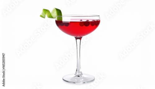 Vibrant Refreshing Glass Filled with Bright Red Drink Surrounded by Elegant Table Setting and Light