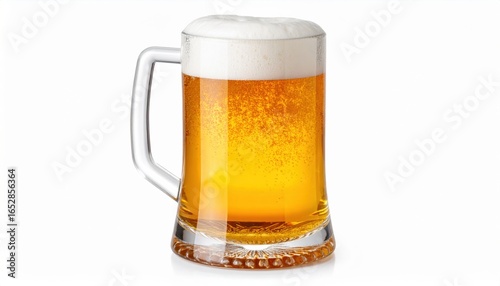 Wallpaper Mural Refreshing Glass Mug Filled with Golden Beer Capturing the Essence of Relaxation and Enjoyment Torontodigital.ca