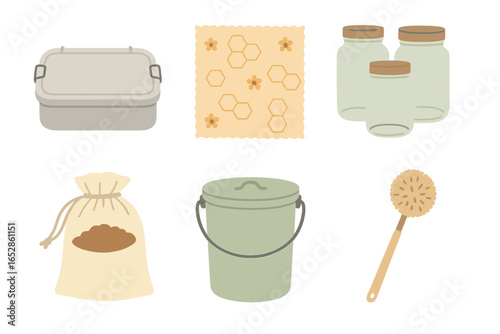 Sustainable Kitchen Essentials: Reusable Containers & Eco-Friendly Items for a Zero Waste Lifestyle. Embrace conscious consumption with natural materials and simple designs for a greener home.