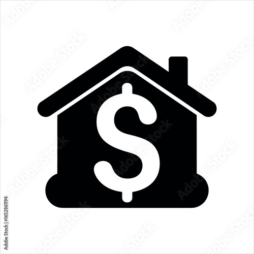 House with dollar sign icon