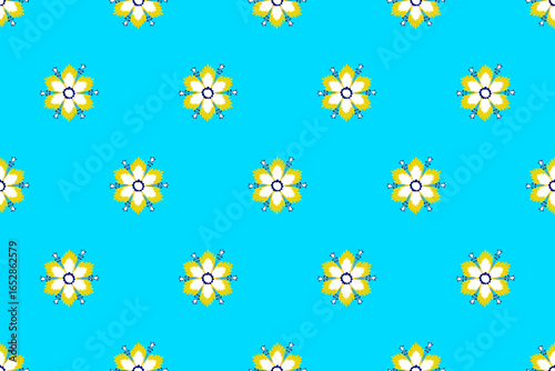 easter eggs seamless pattern