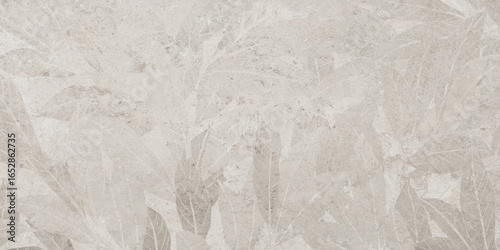 stone texture with subtle leaf pattern creating natural botanical abstract background.