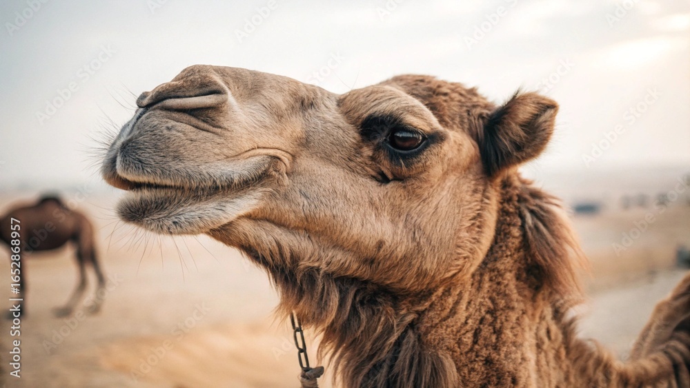 Fototapeta premium camel in Natural Habitat