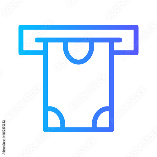 atm machine gradient icon