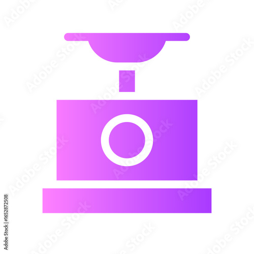 kitchen scale gradient icon