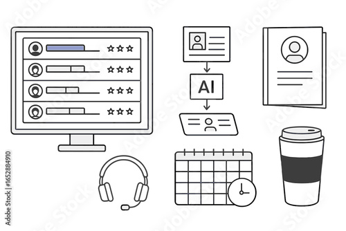 AI-Powered Business Workflow: Analyzing Candidate Profiles, Performance Metrics, and Scheduling with Office Essentials for Modern, Data-Driven Work Methodologies in a Professional Setting