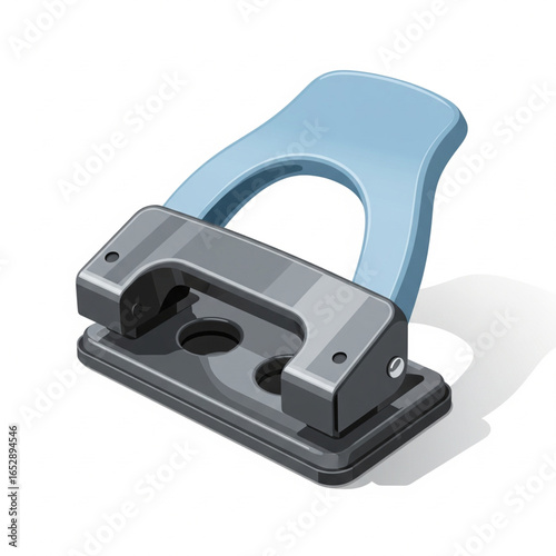 Paper hole punch isolated on white background 5.eps