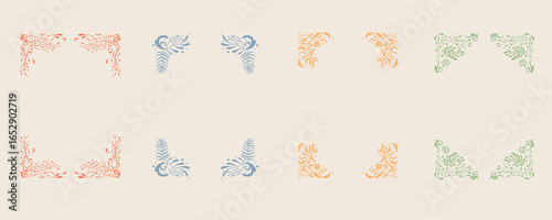 Vintage vertical frame in nouveau line style object element for wedding, classic invitation