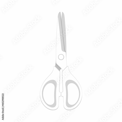 Minimalist depiction of precision cutting instrument showcasing clean lines and functional design for crafting or office supply needs