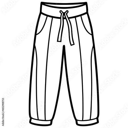 Simple Lounge Pants Illustration